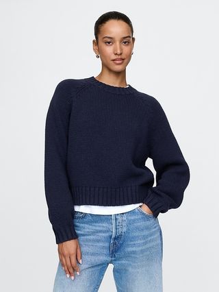 Relaxed Crewneck Sweater