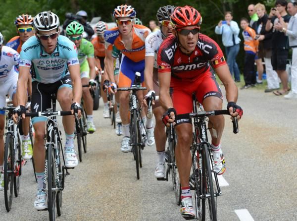 Philippe Gilbert (BMC) makes the break in stage 14 at the Tour de France