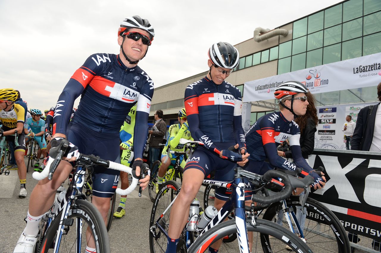 Mathias Frank awaits the start