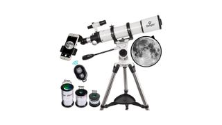 Gskyer 600x90mm AZ Refractor Telescope