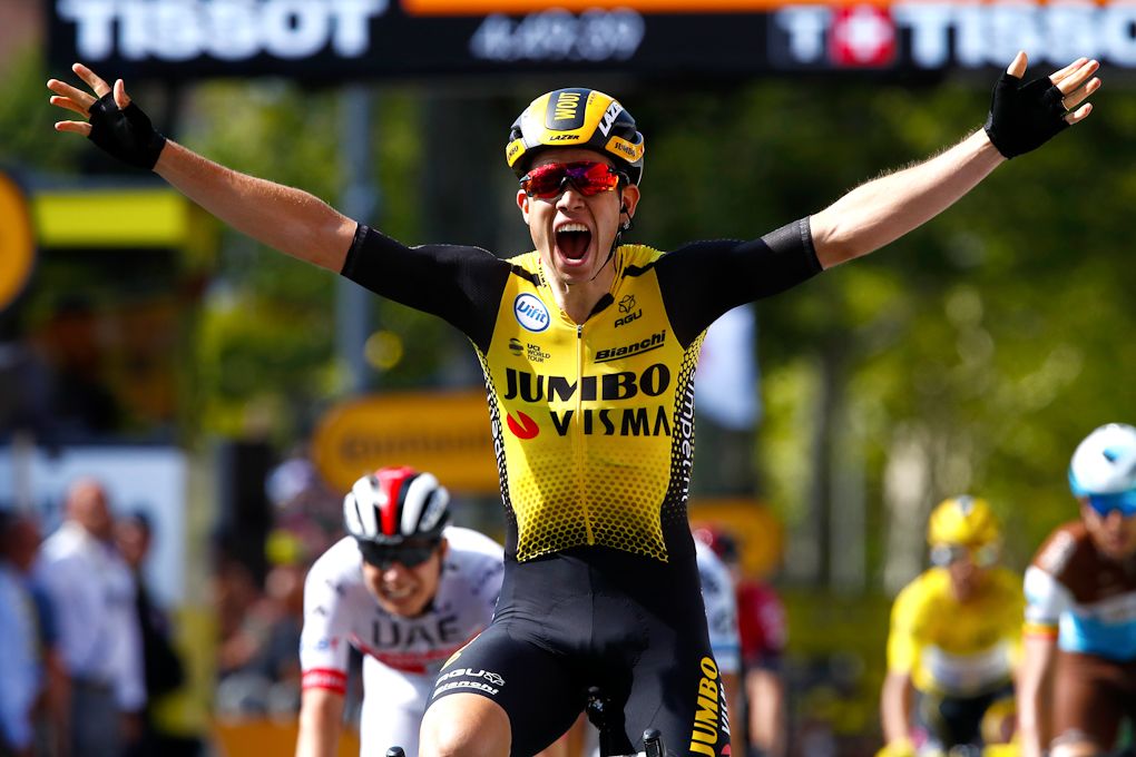 Wout van Aert wins stage 10 at the Tour de France