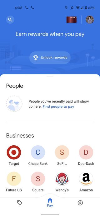 Google Pay Pay Screen