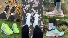 Grace Walsh wearing running shoes from New Balance, Hoka, Asics, and Adidas, reviewed in 2026