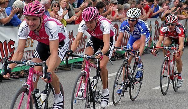 Torsten Hiekmann leading Eric Baumann