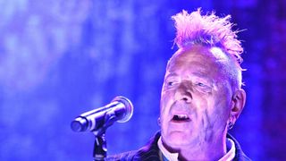 John Lydon on stage in 2023