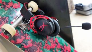 The HyperX Cloud Alpha Wireless headset in testing