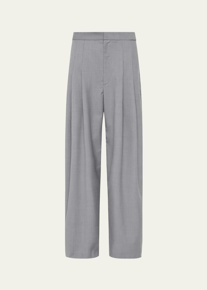 Pleated Adjustable Pants