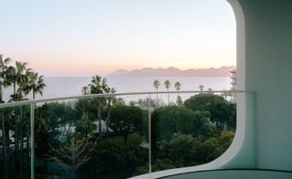 Belle Plage hotel, guest room, balcony view