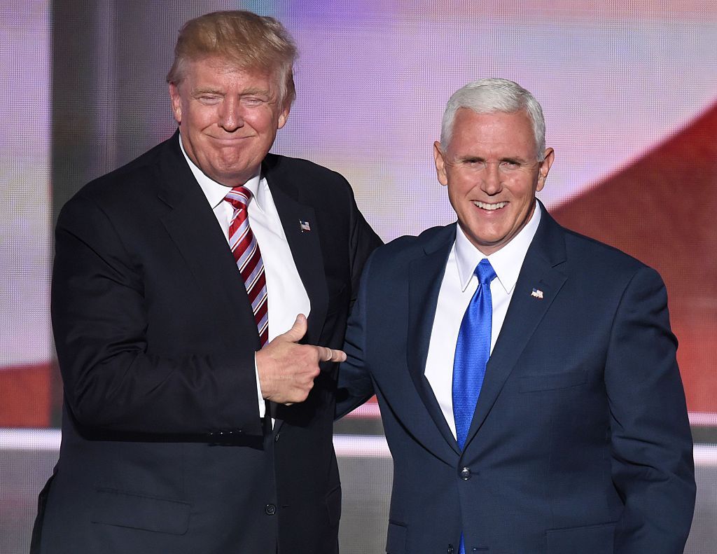 Donald Trump and Mike Pence.