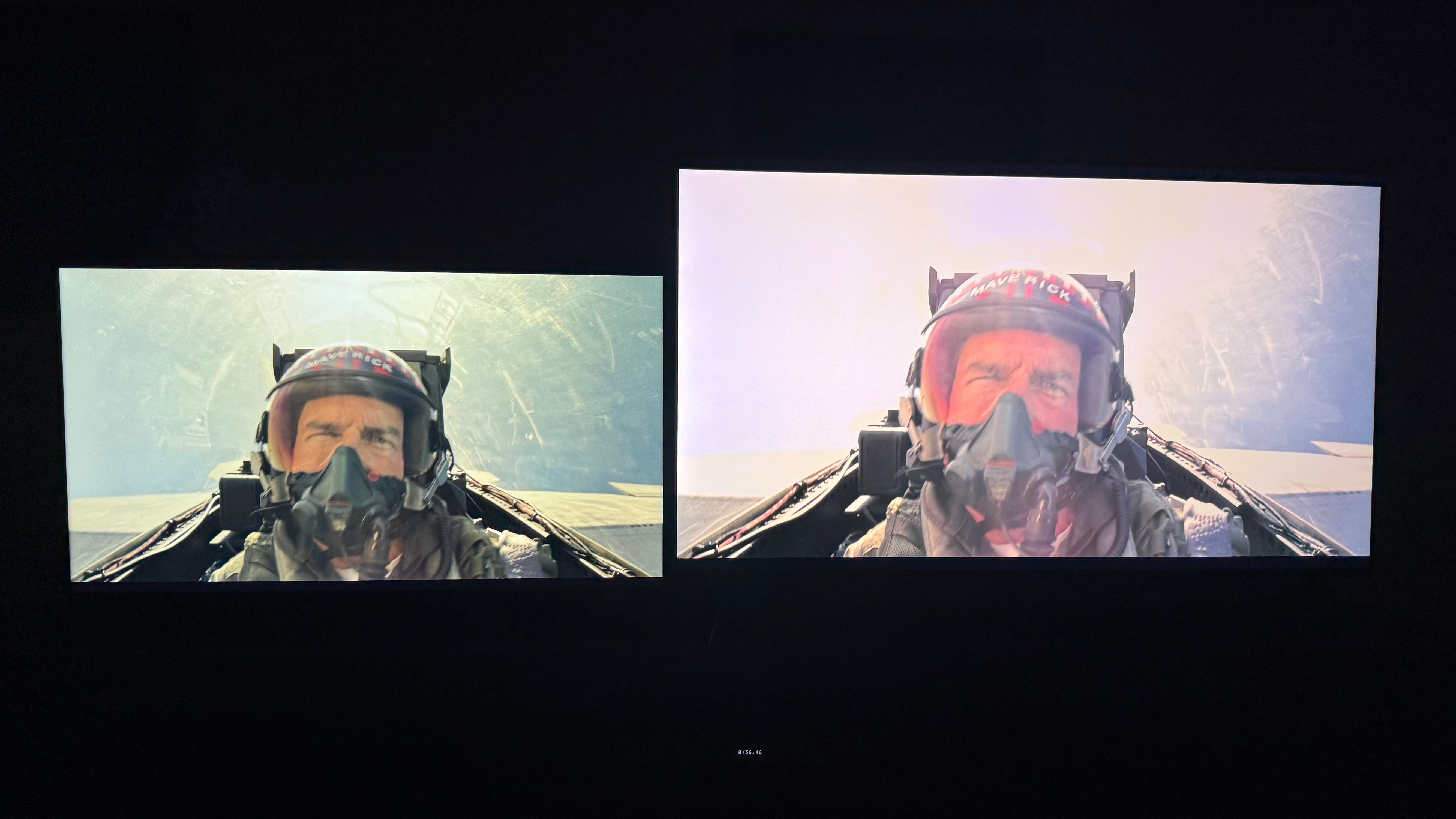 a side by side comparison of the samsung u8000h (left) and the amazon ember 4-series (right)