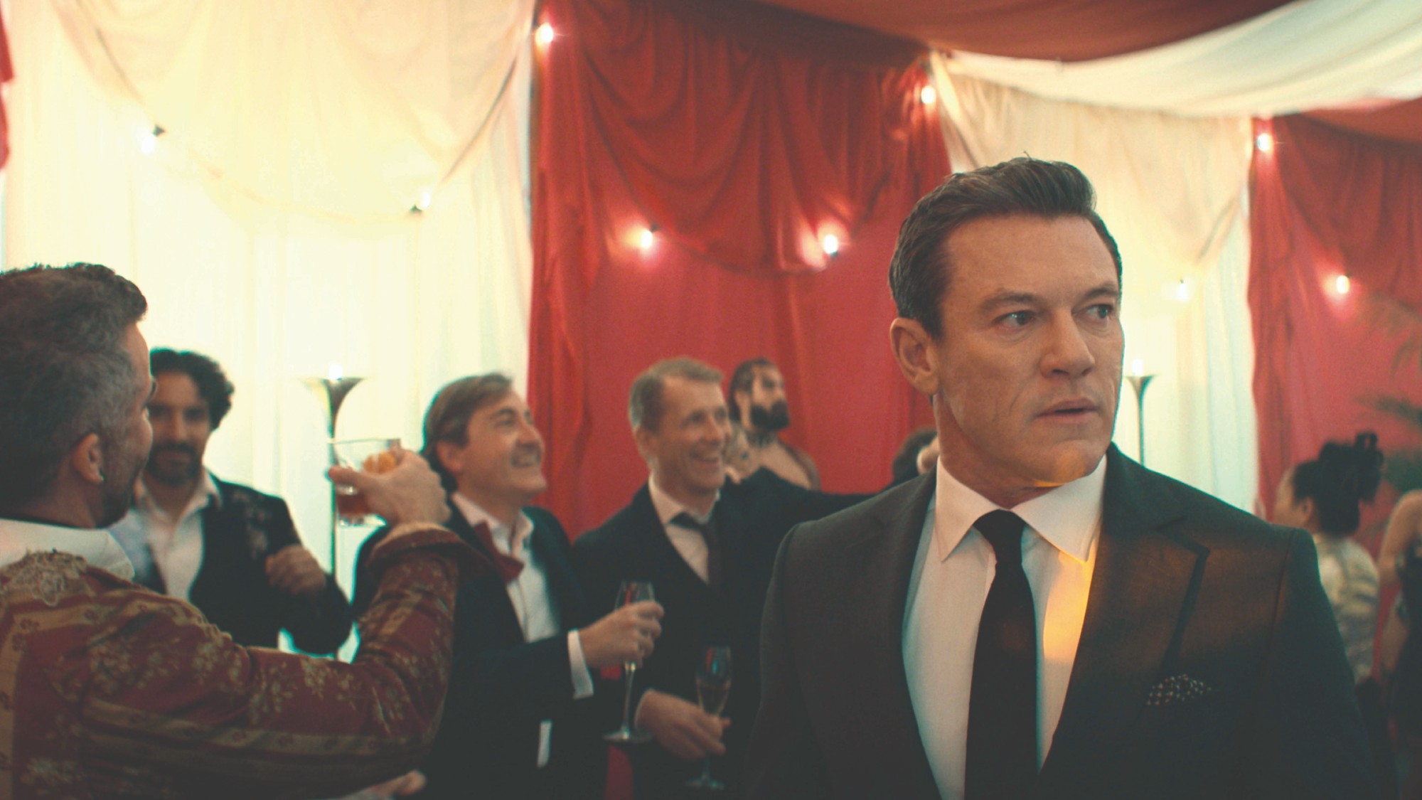 Luke Evans stars in The Party