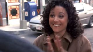 Elaine is dumb in the Seinfeld episode "The Abstinence"