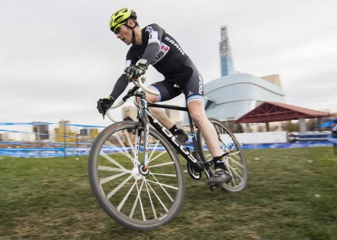 Aaron Schooler traveled from his home in Germany and got on the podium