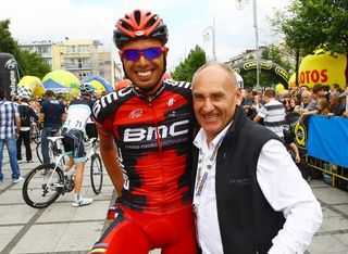 Alessandro Ballan (BMC) before the stage