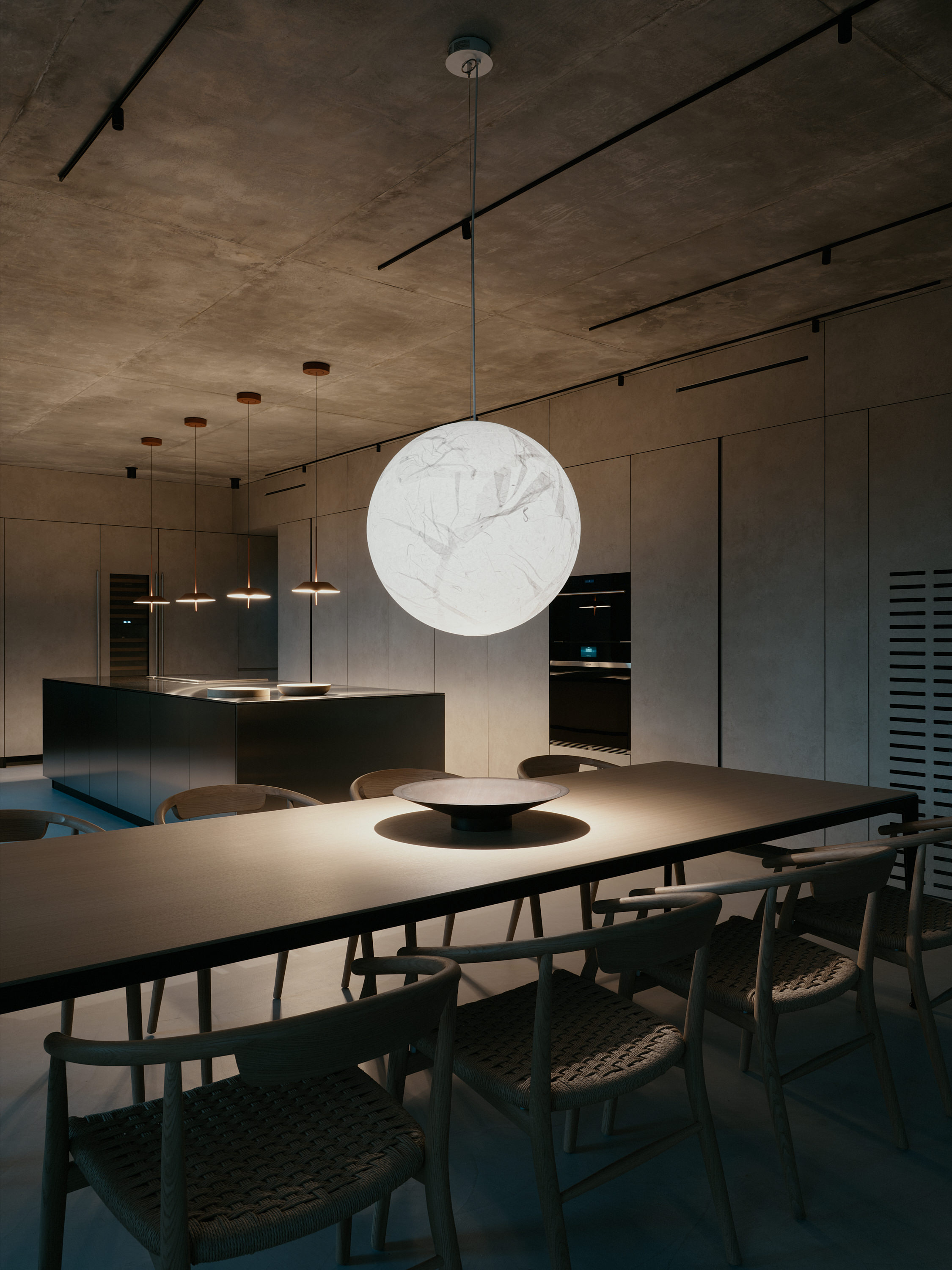 Miami house by studiokp2, a minimalist concrete building with clean surfaces and monumental volumes