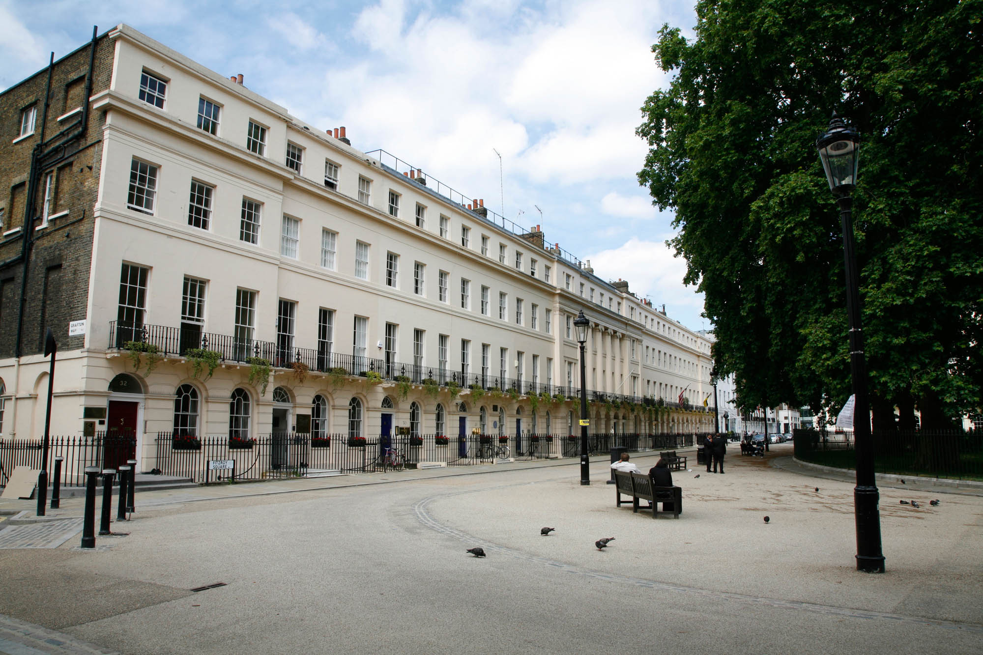 Room to breathe: Fitzroy Square.