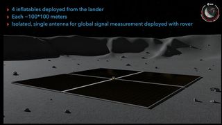 European scientists are developing a concept of an inflatable radio array that could study the Dark Ages of the universe from the surface of the moon.