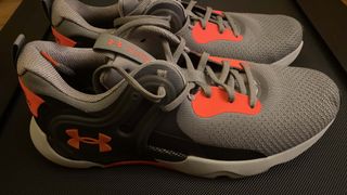 Under Armour Hovr Apex 3 cross-training shoes on the floor