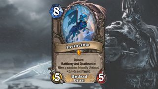 Cards and art from Hearthstone's March of the Lich King expansion.