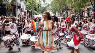 Letitia James at the 2018 NYC Pride March.