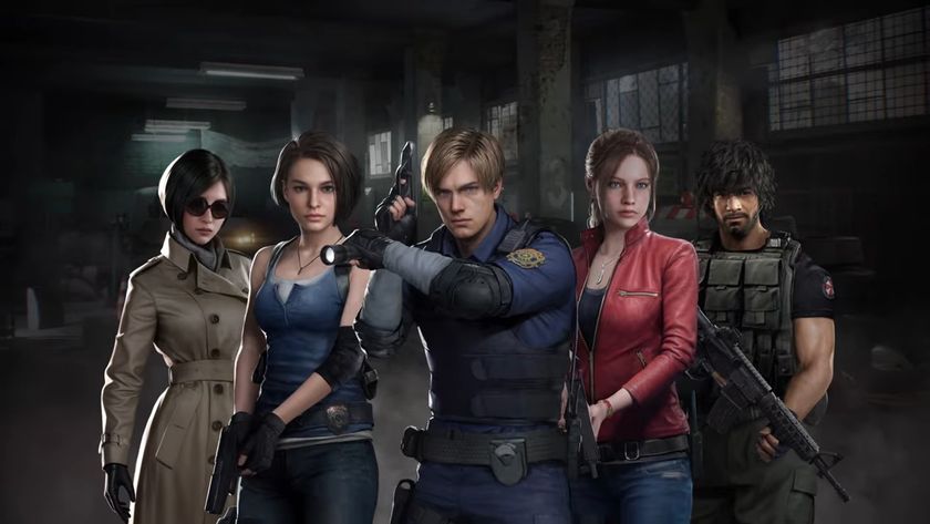 Resident Evil Survival Unit characters Ada, Jill, Leon, Claire, and Carlos