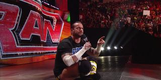 CM Punk on Monday Night Raw