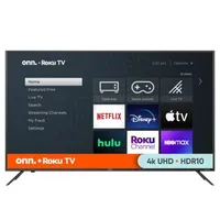 onn. 50" Class 4K UHD LED Roku Smart TV: was $238, now $198 at Walmart