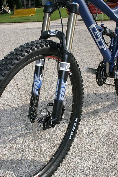 Force uses the same basic frame as Sanction but lighter weight components include a shorter travel fork and quick-release wheels front and rear.