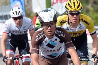 Carlos Betancur escapes on stage eight of the 2015 Tour of Italy