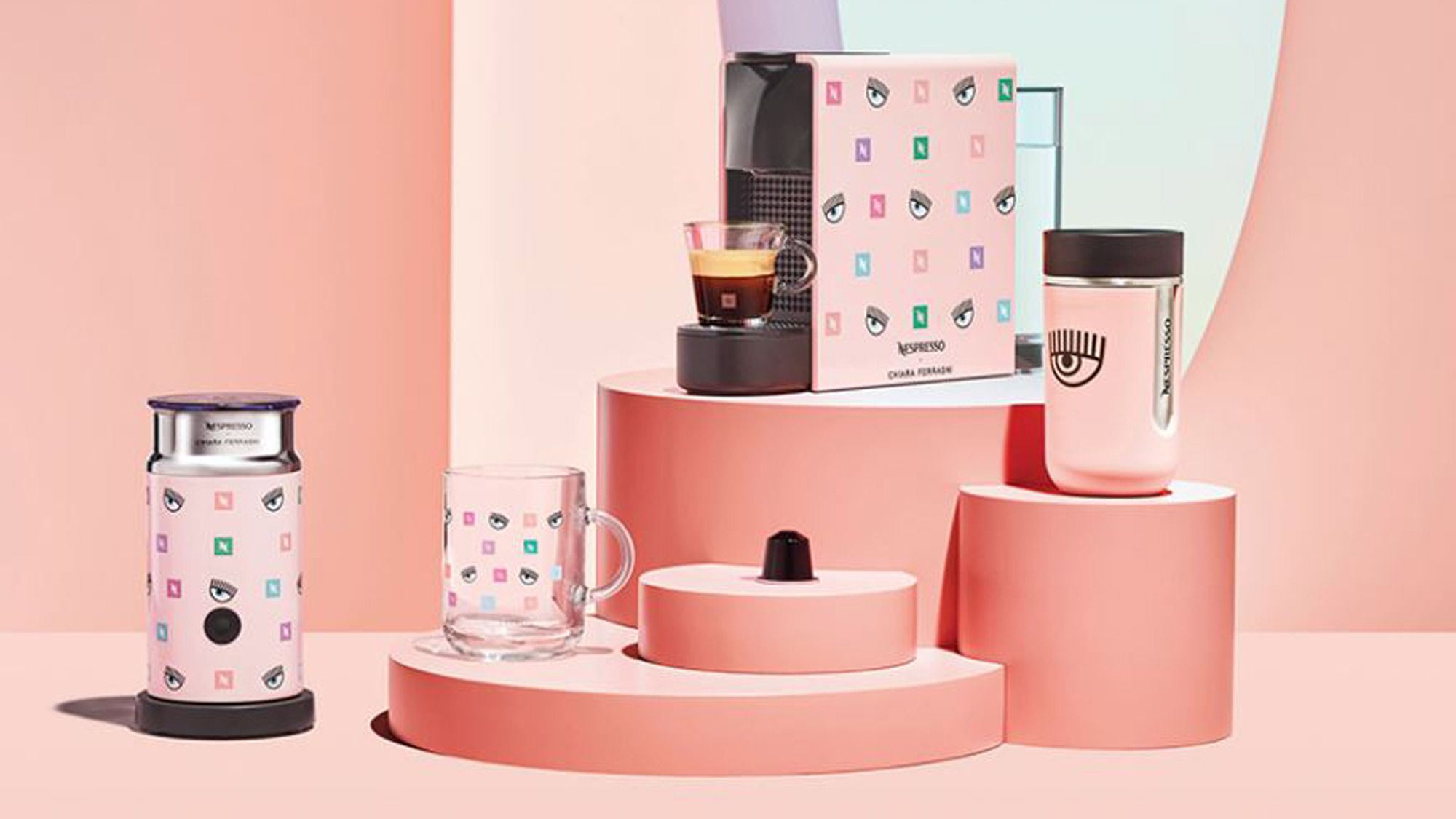 Chiara Ferragni has designed a new Nespresso coffee maker, we just