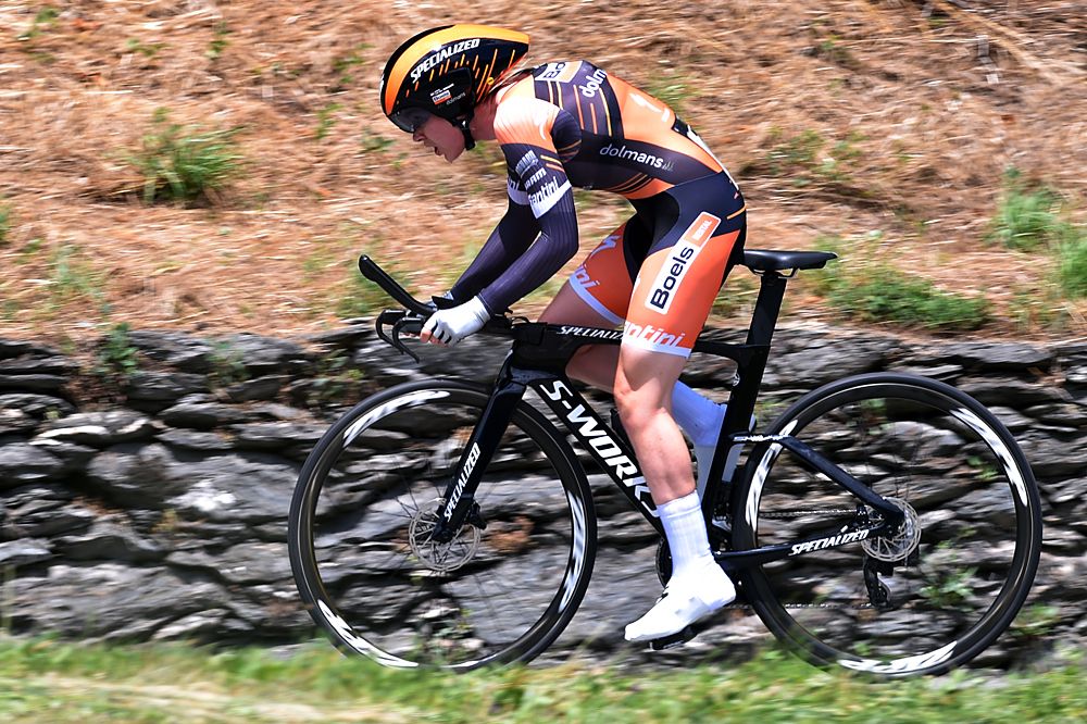 Anna van der Breggen (Boels Dolmans) was second in the stage 6 time trial at the Giro Rosa