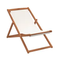 ANYDAY Garden Deckchair &amp; Fabric Sling, £39 | John Lewis
