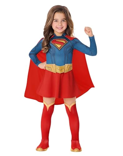 Spirit Halloween Dc Toddler Supergirl Costume, Officially Licensed, Superhero Outfit, Unisex Child, Size 2t Standard, Multicolor