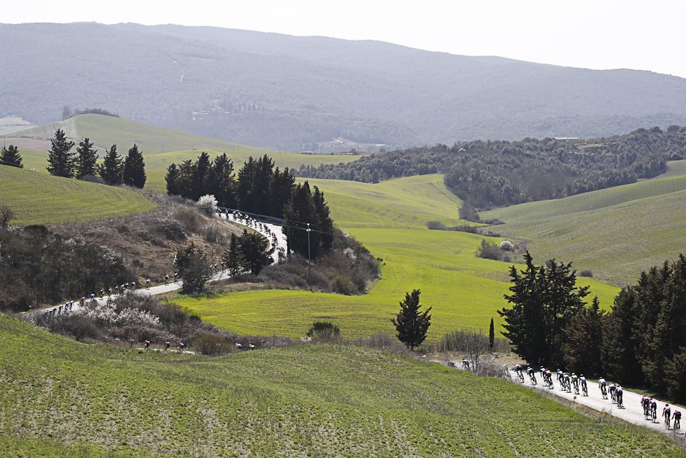 Scenery along the route of stage 3 at Tirreno-Adriatico
