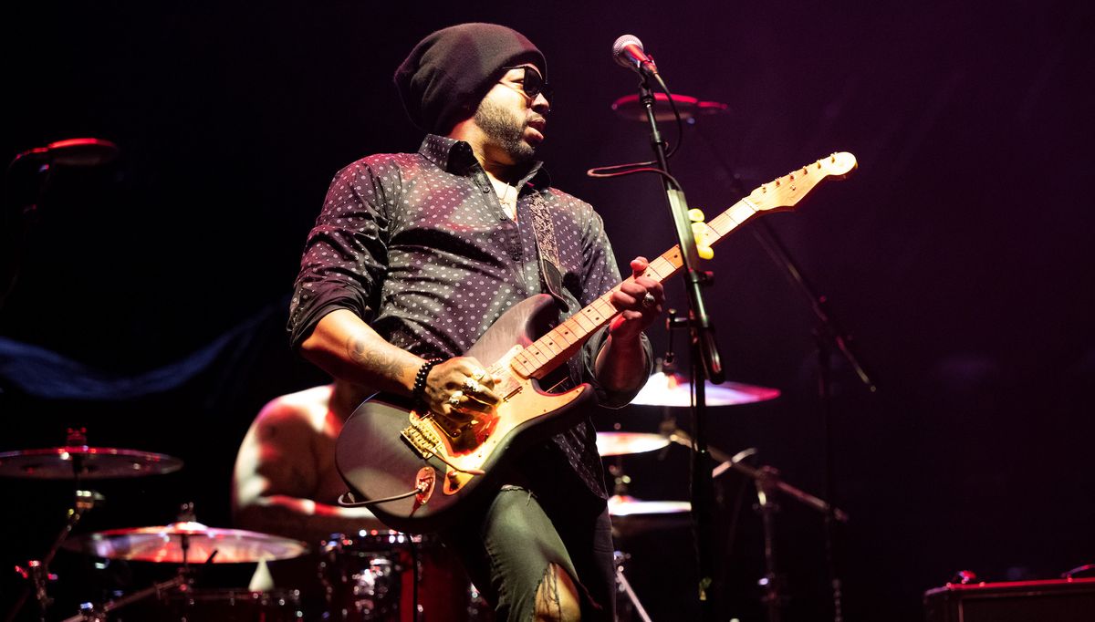 Ayron Jones performs onstage at The Wiltern on January 28, 2022 in Los Angeles, California