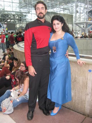 William Riker and Deanna Troi ("Star Trek: The Next Generation")