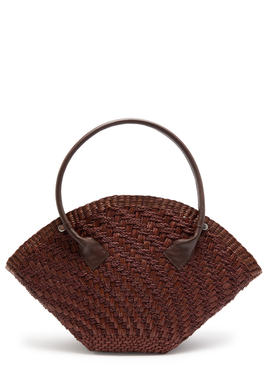 Thick Weave Maxi Straw Basket Bag