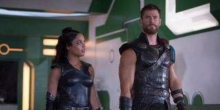 Thor and Valkyrie in Thor: Ragnarok