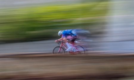 Mandatory Credit: Photo by Simon Gill/Action Plus/Shutterstock (13832451d)
Matthieu Van der Poel descends the Poggio on his way to winning Milan Sanremo - Camera blurr; 18th March 2023, Abbiategrasso, Milan, Italy; Milan-San Remo Cycle Race 2023.
Milan-San Remo Cycle Race, Milan, Italy - 18 Mar 2023