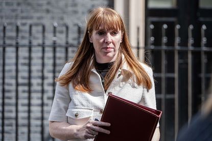 Angela Rayner outside Number 10