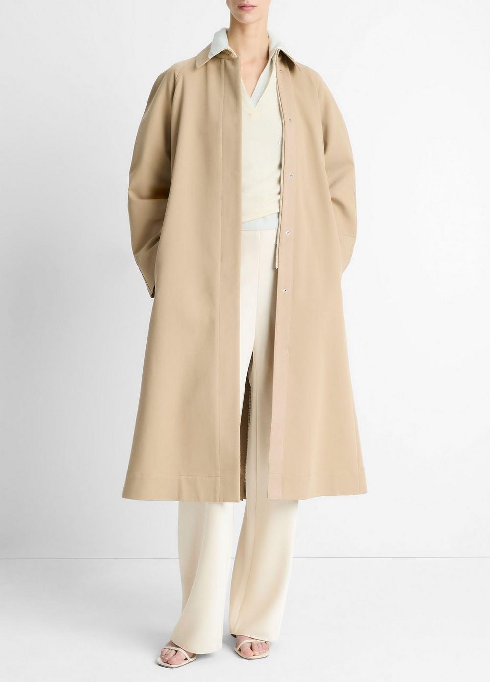 Cotton Utility Trench Coat