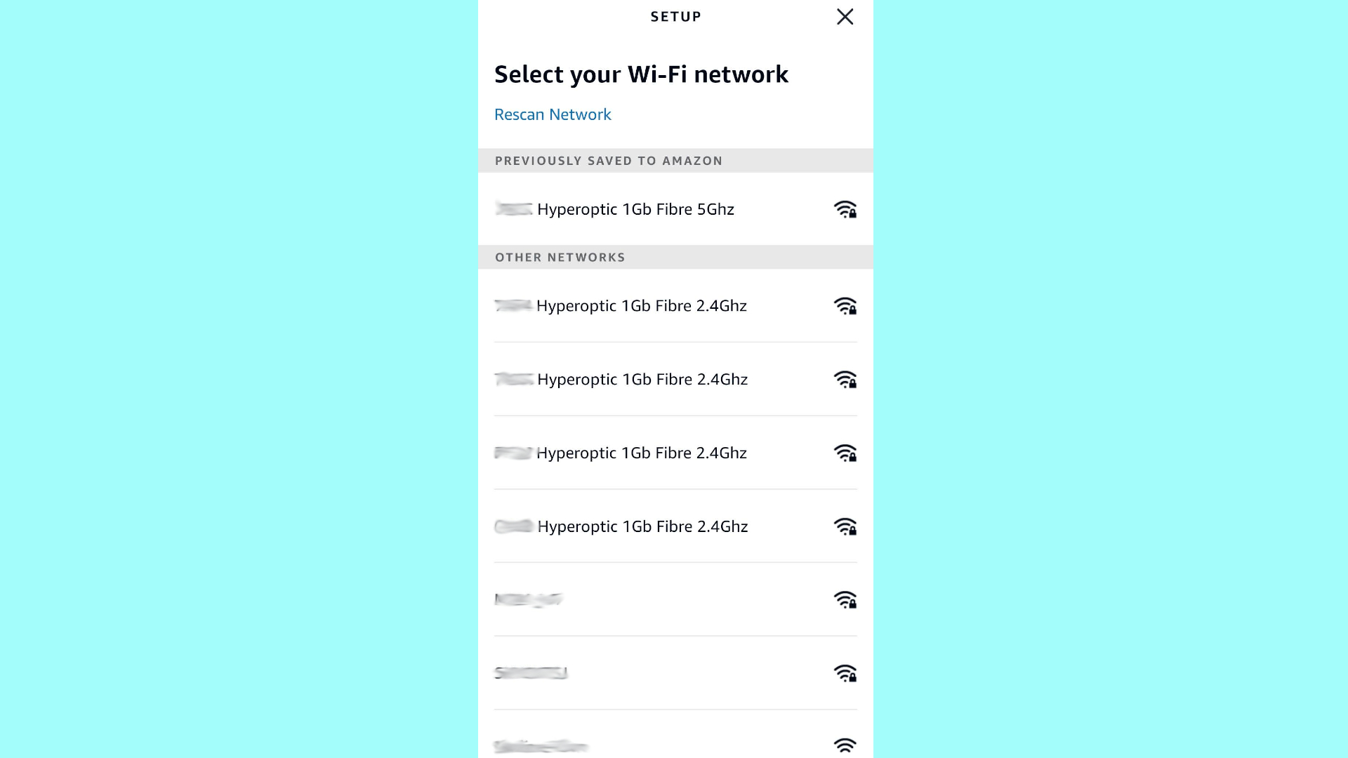Как подключить Alexa к Wi-Fi: выберите подключение Wi-Fi