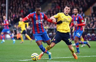 Palace and Arsenal drew 1-1 at Selhurst Park in January 2020 (Tess Derry/PA)