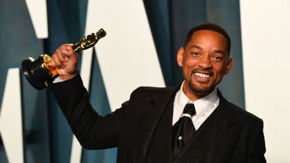 Will Smith at the Oscars in 2022 after the infamous slap 