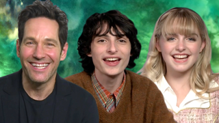Paul Rudd, Finn Wolfhard and Mckenna Grace in an interview with CinemaBlend.