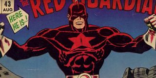An early image of Red Guardian from Marvel comics