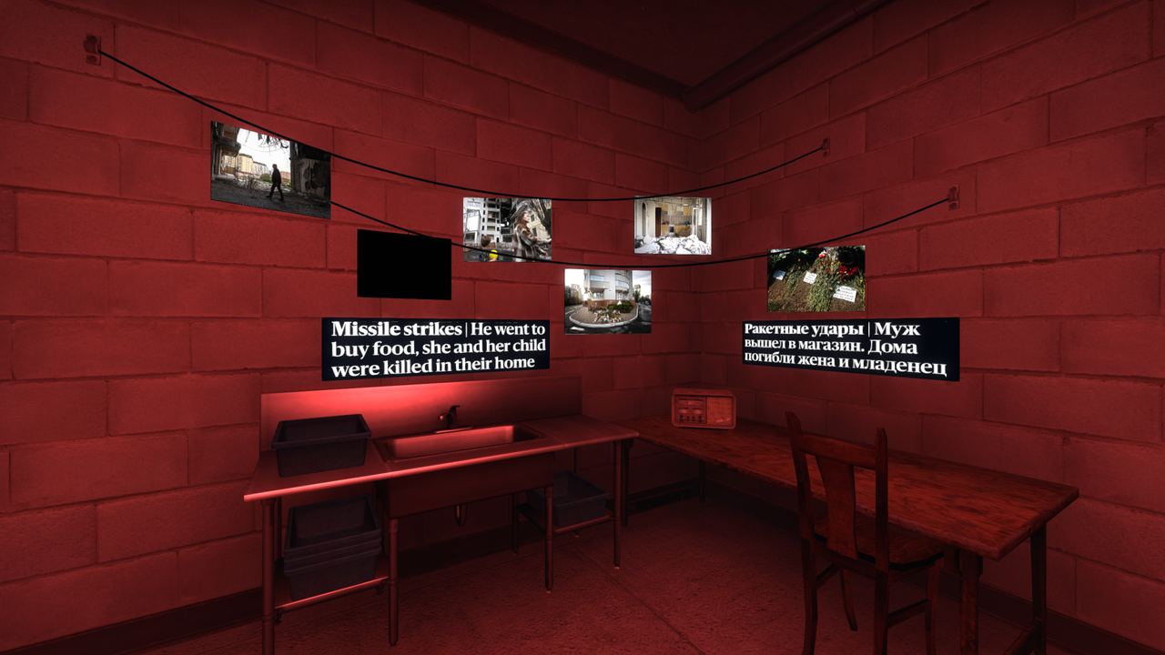 A CS:GO map built by the newspaper Helsingin Sanomat to get info about the war to Russians.