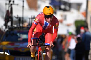 LAGOA PORTUGAL FEBRUARY 23 Andreas Leknessund of Norway and UnoX Norwegian Development Team during the 46th Volta ao Algarve 2020 Stage 5 a 203km Individual Time Trial stage from Lagoa to Lagoa ITT VAlgarve2020 on February 23 2020 in Lagoa Portugal Photo by Tim de WaeleGetty Images