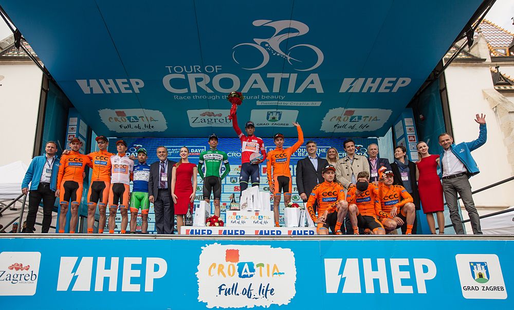 The final Tour of Croatia podium