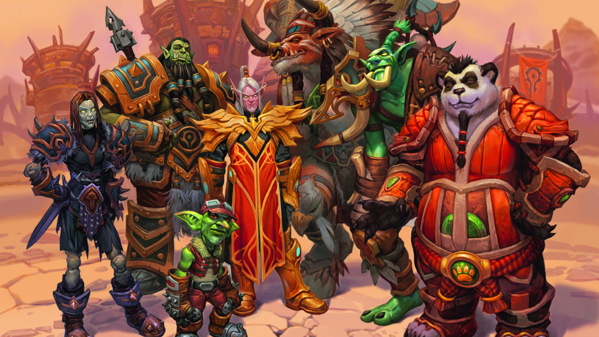 Разработчики Dungeons & Dragons: World of Warcraft рассказали об адаптации механик MMO Персонажи Орды в столице Оргриммар